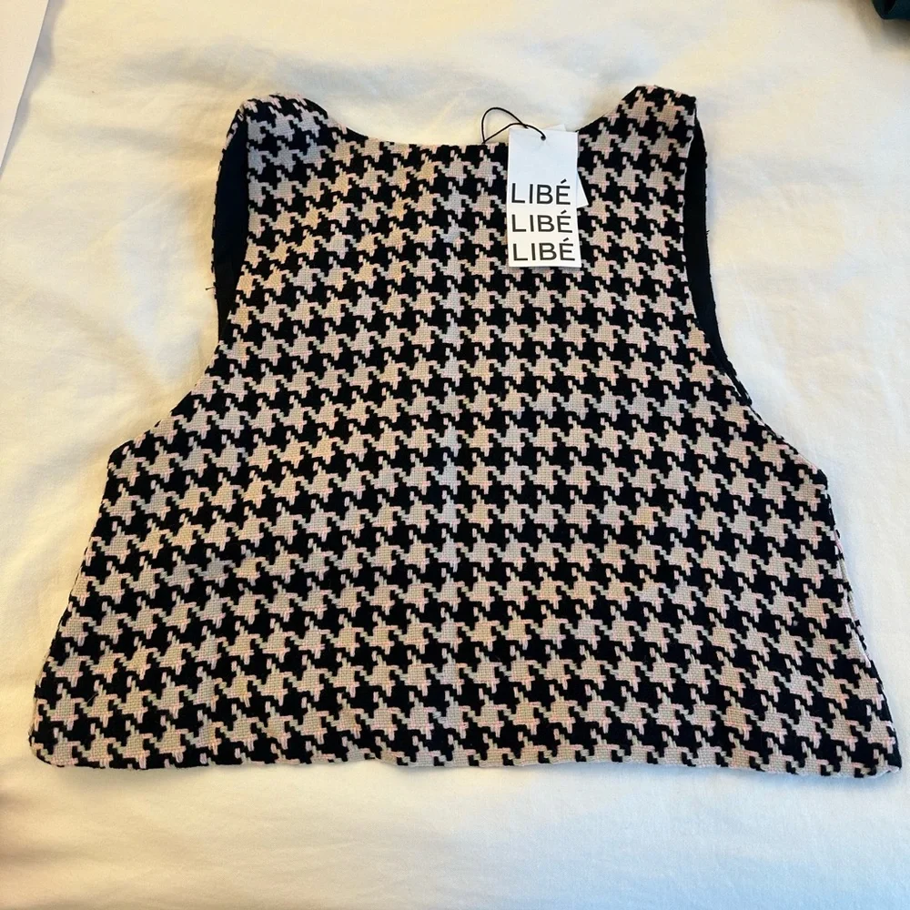 Libe Striped Crop Top NWT - Picture 2 of 2